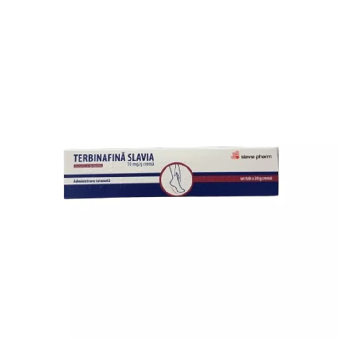 Terbinafina crema, 10 mg/g, 20 g, Slavia, [],farmaciabajan.ro