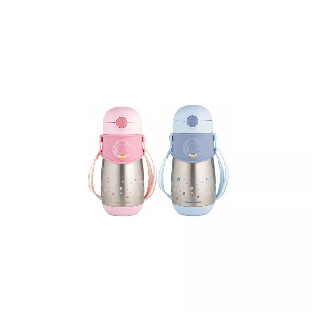 Termo-cana cu pai din silicon 74/054, 300 ml, Canpol, [],farmaciabajan.ro