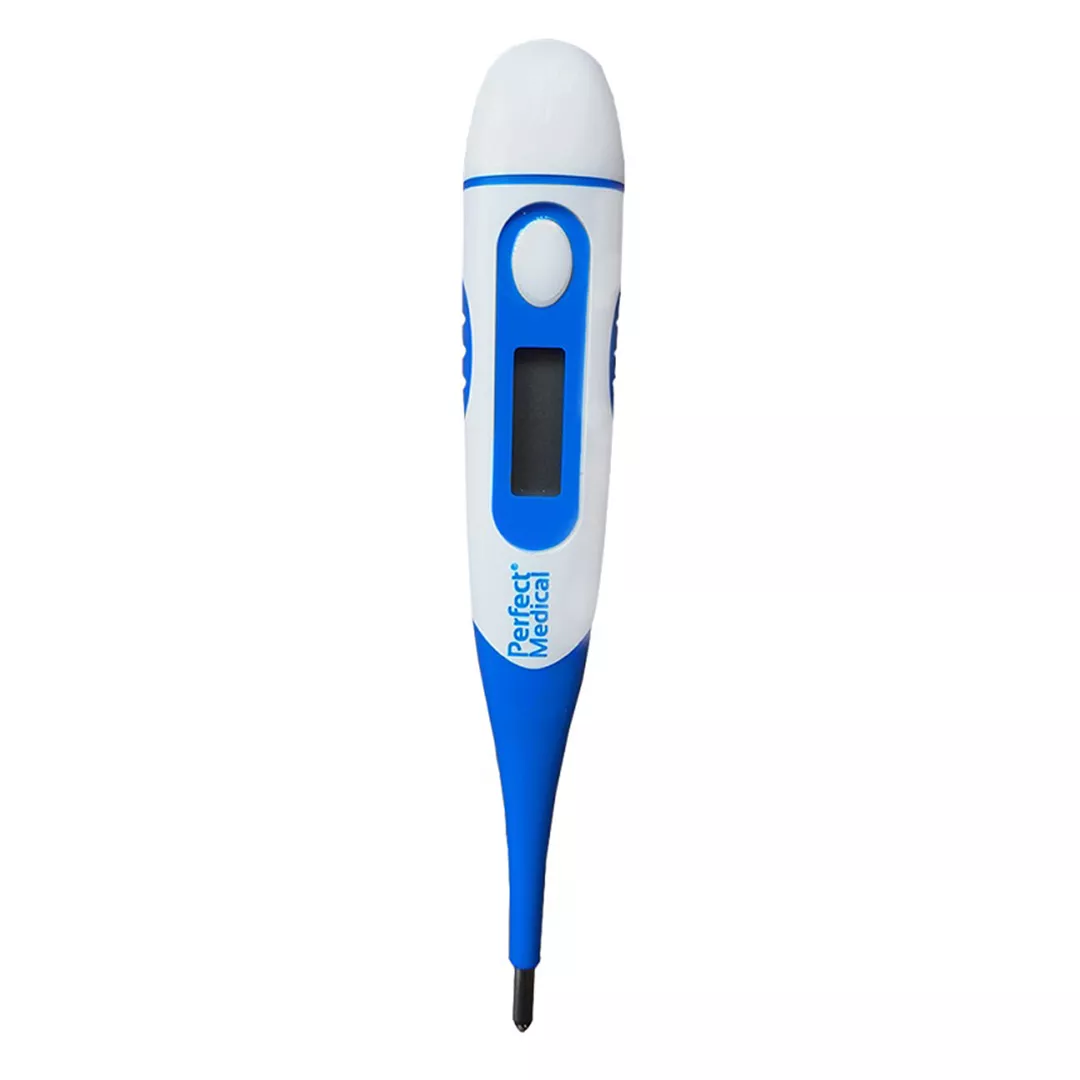 Termometru digital cu cap flexibil PM-06N, Blue, Perfect Medical, [],farmaciabajan.ro