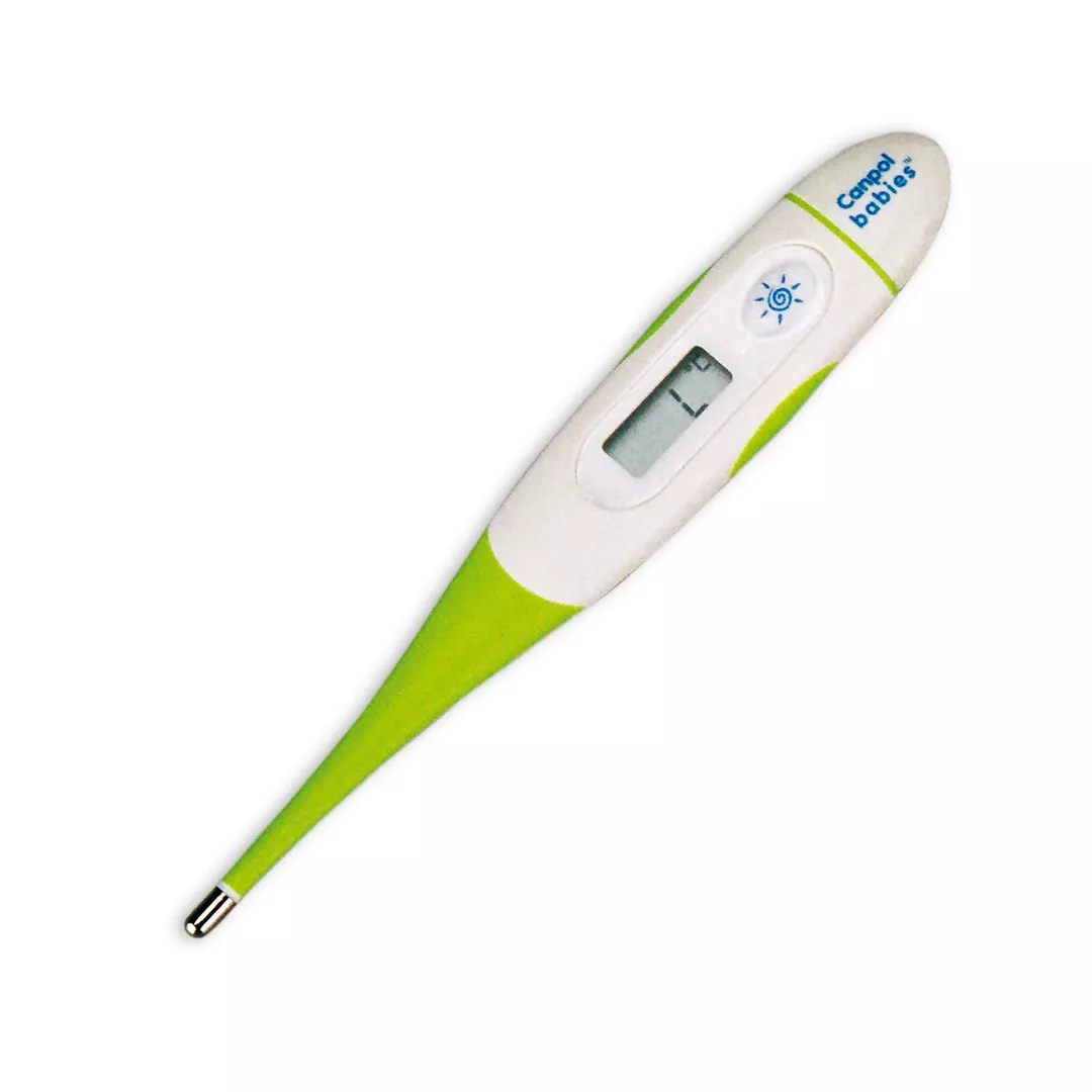 Termometru digital cu varf elastic, 9/104, Verde, Canpol, [],farmaciabajan.ro