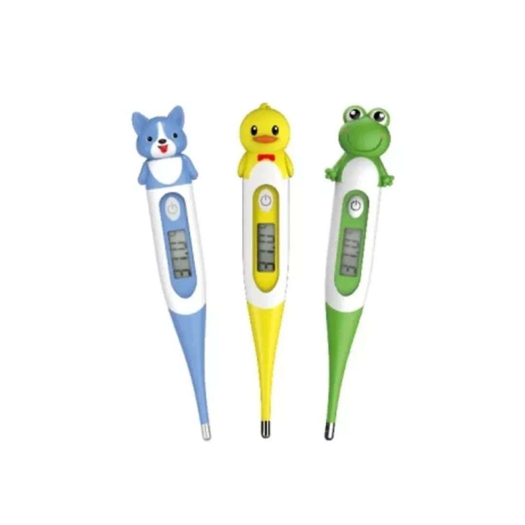 Termometru Digital cu varf flexibil, cap animalute, Dr. Life, [],farmaciabajan.ro