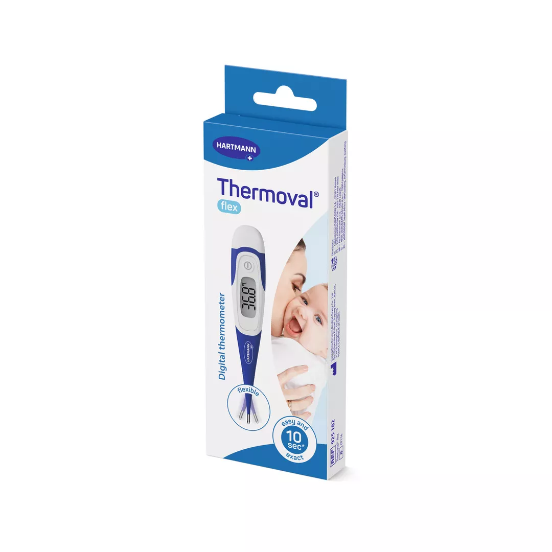 Termometru digital cu timp scurt de masurare si cap flexibil Thermoval Kids Flex (9251830), Hartmann, [],farmaciabajan.ro