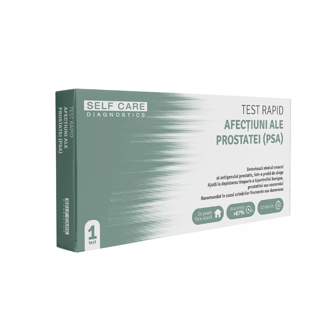 Test rapid afectiuni ale prostatei (PSA), 1 bucata, Veda Lab, [],farmaciabajan.ro