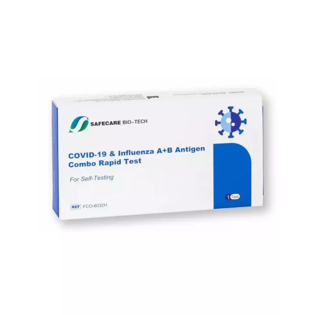 Test rapid gripa-antigen combinat SARS Cov-2 si virus gripal A / B, Safecare, [],farmaciabajan.ro