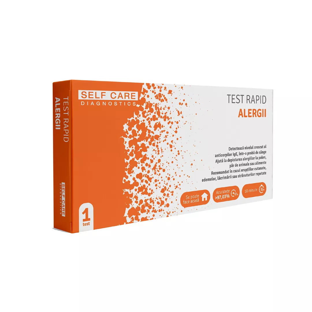 Test rapid pentru alergii, 1 bucata, Veda Lab, [],farmaciabajan.ro