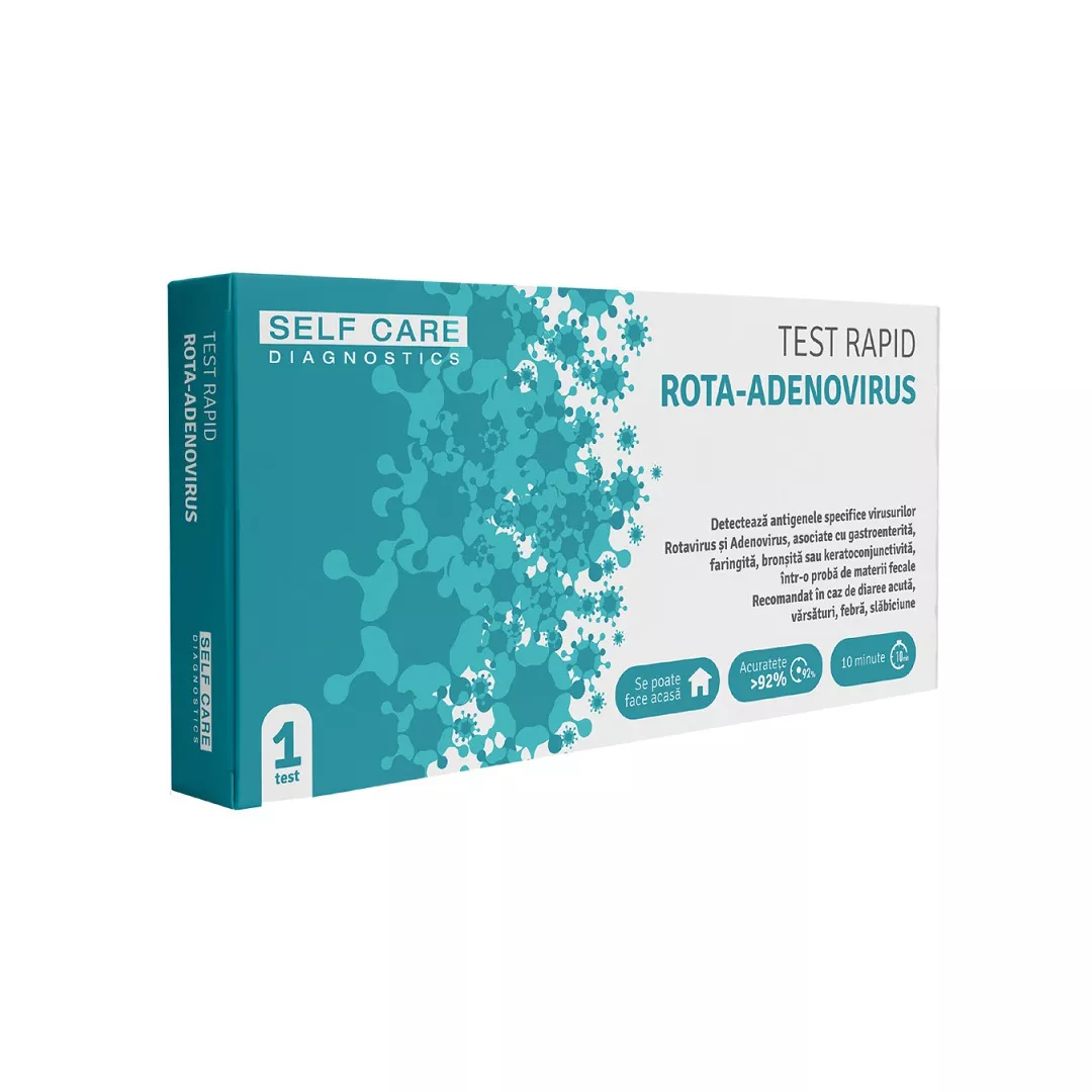 Test rapid rota-adenovirus, 1 bucata, Veda Lab, [],farmaciabajan.ro