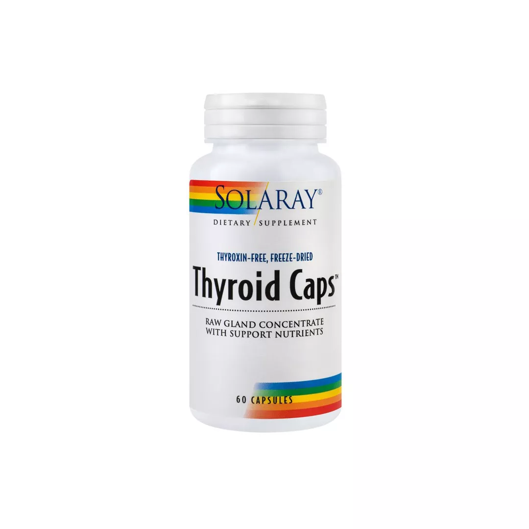 Thyroid Caps Solaray, 60 capsule, Secom, [],farmaciabajan.ro