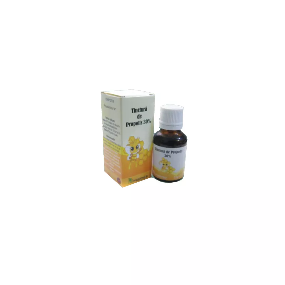 Tinctura de propolis 30%, 25 gr, Biogalenica, [],farmaciabajan.ro