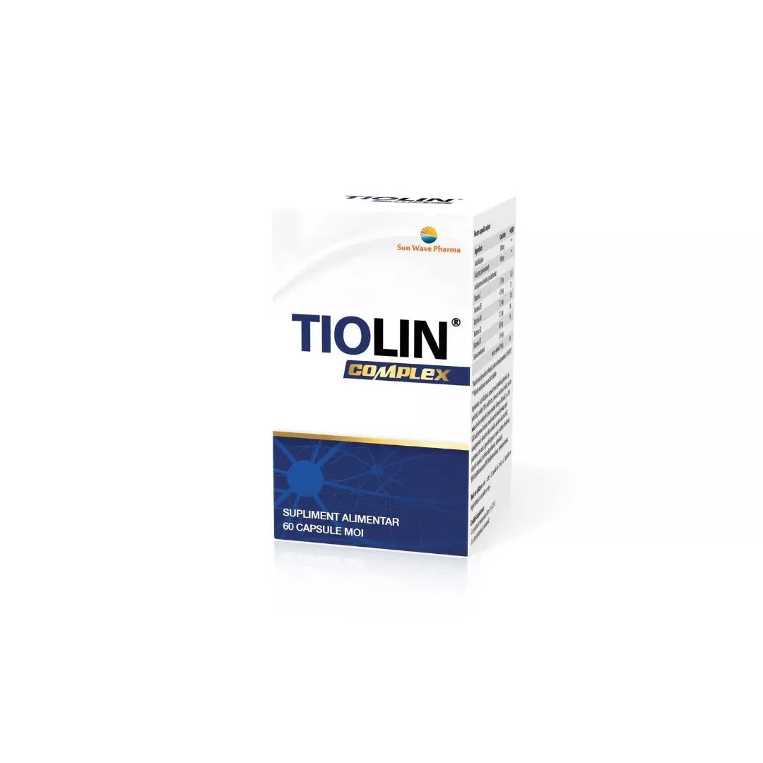 Tiolin Complex, sistem nervos, 60 capsule, Sun Wave Pharma, [],farmaciabajan.ro
