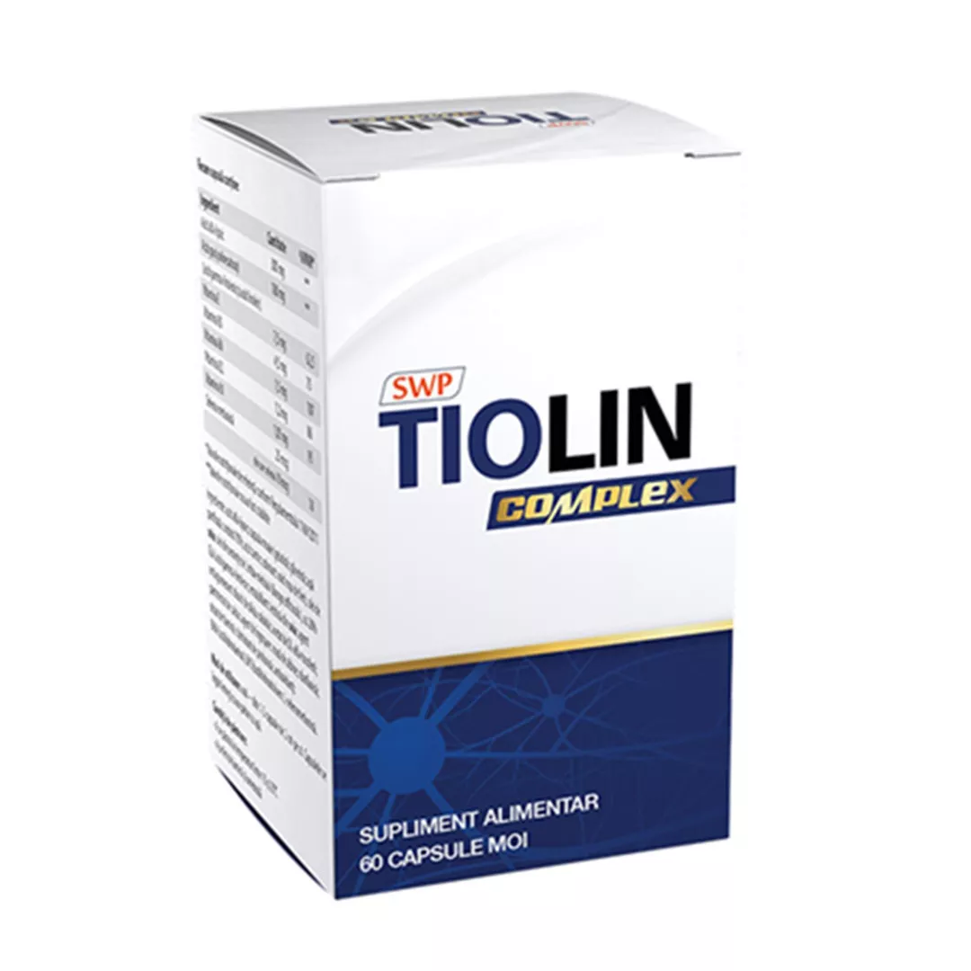 Tiolin Complex, 60 capsule, Sun Wave Pharma, [],farmaciabajan.ro