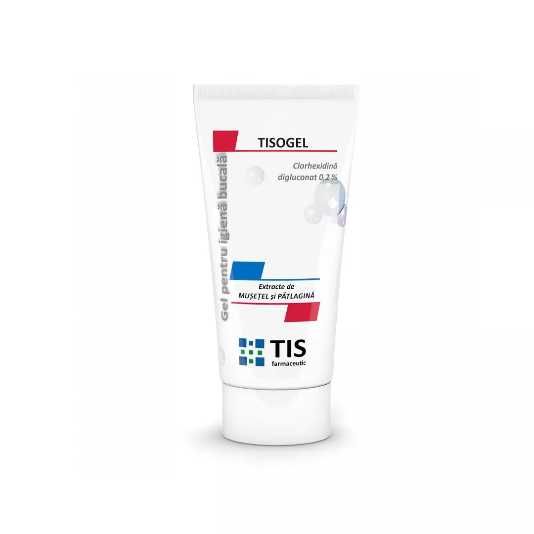 Tisogel gel pentru igiena bucala, 50 ml, Tis Farmaceutic, [],farmaciabajan.ro