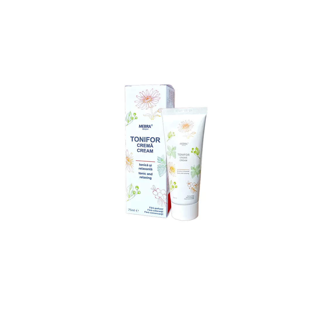 Tonifor crema tonica si relaxanta, 75 ml, Mebra, [],farmaciabajan.ro