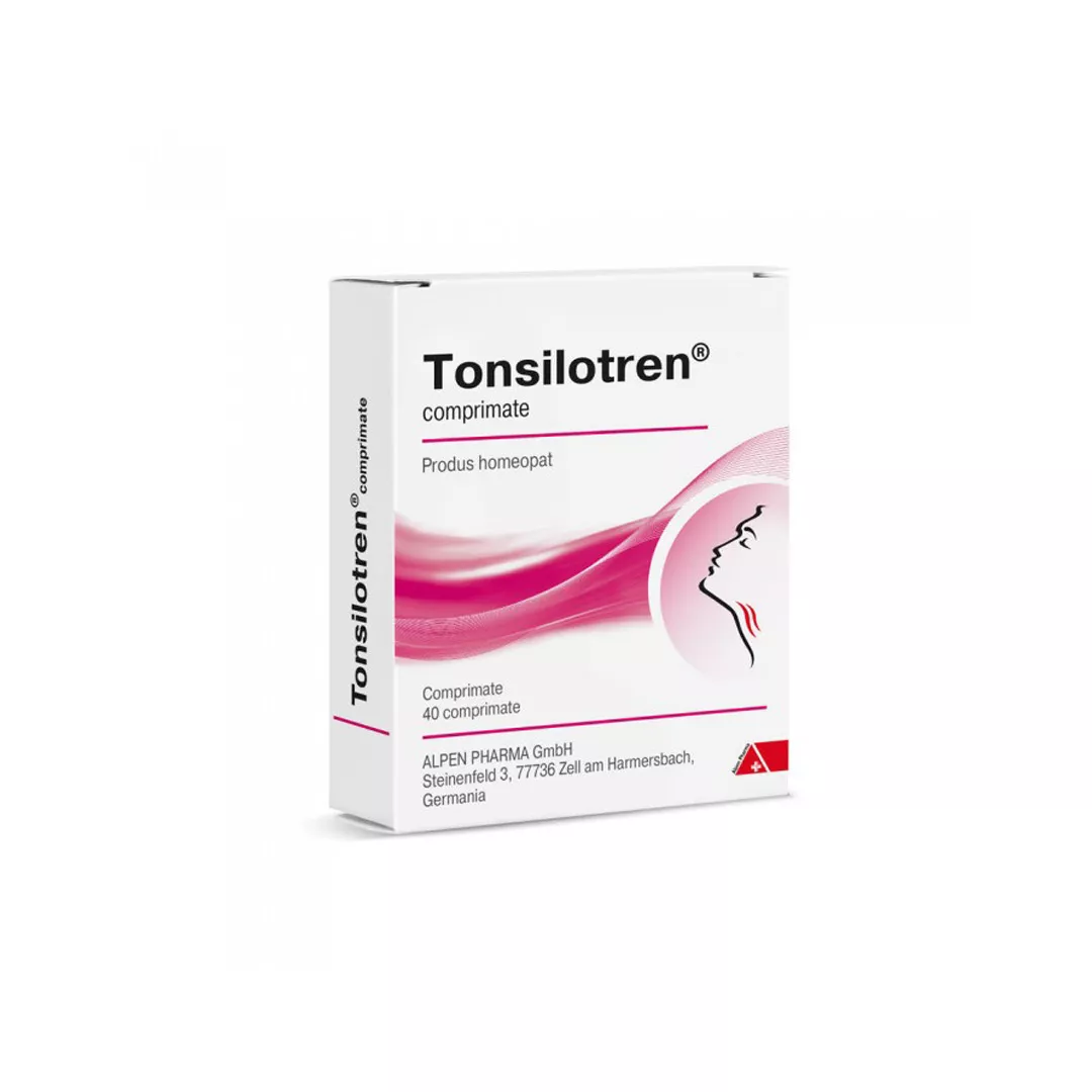 Tonsilotren, 40 comprimate, Alpen Pharma, [],farmaciabajan.ro