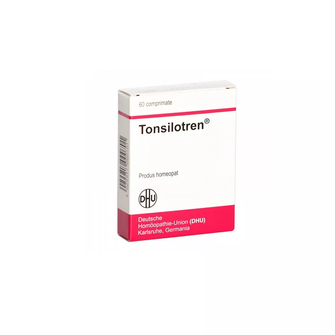 Tonsilotren, 60 comprimate, Dhu Germania, [],farmaciabajan.ro