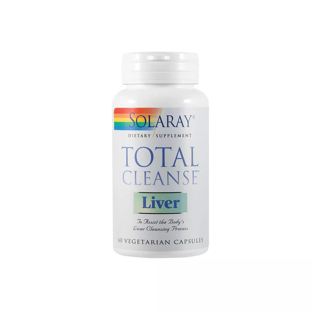 Total Cleanse Liver Solaray, 60 capsule, Secom, [],farmaciabajan.ro