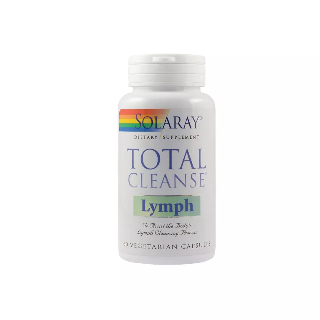 Total Cleanse Lymph Solaray, 60 capsule, Secom, [],farmaciabajan.ro
