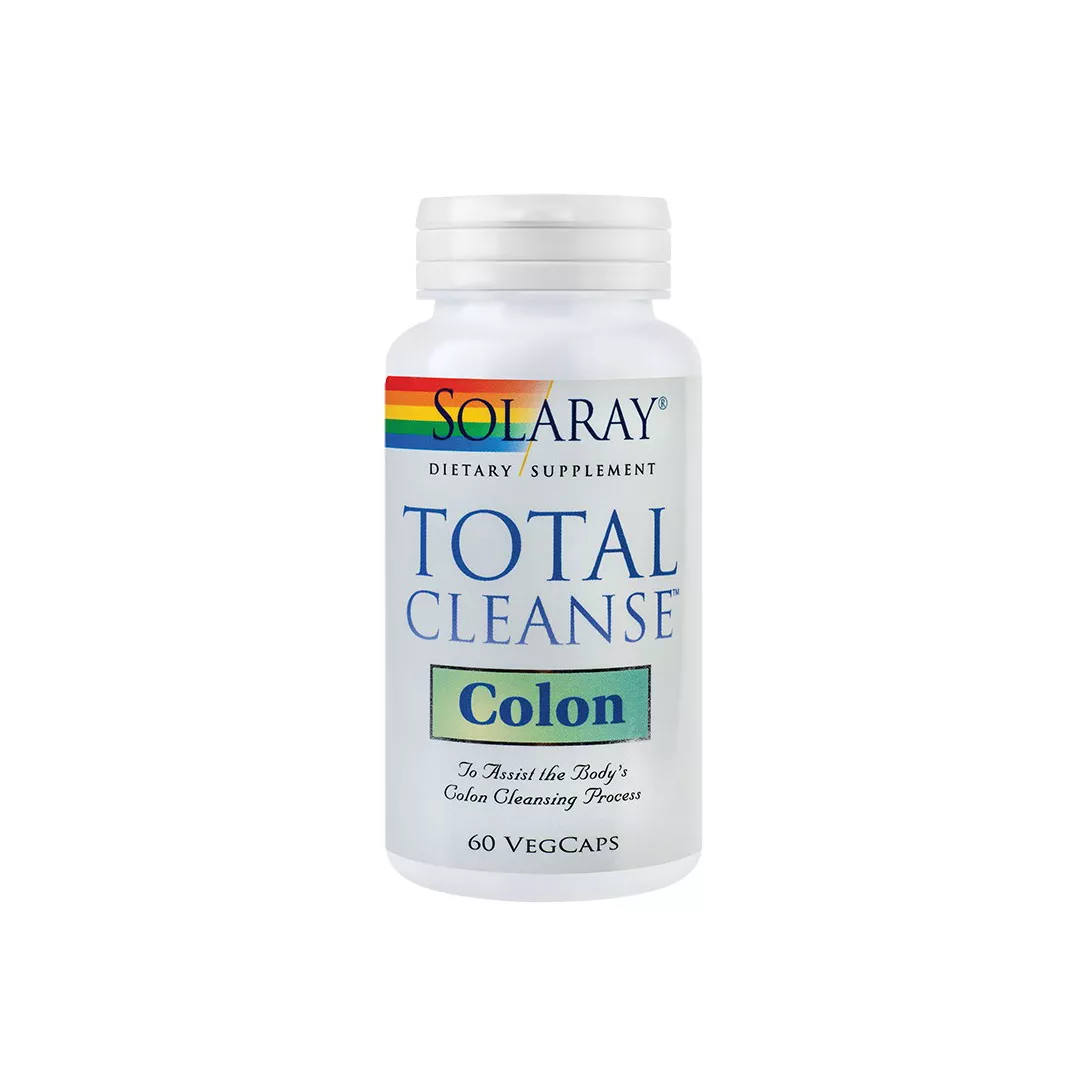 Total Cleanse Colon Solaray, 60 capsule, Secom, [],farmaciabajan.ro