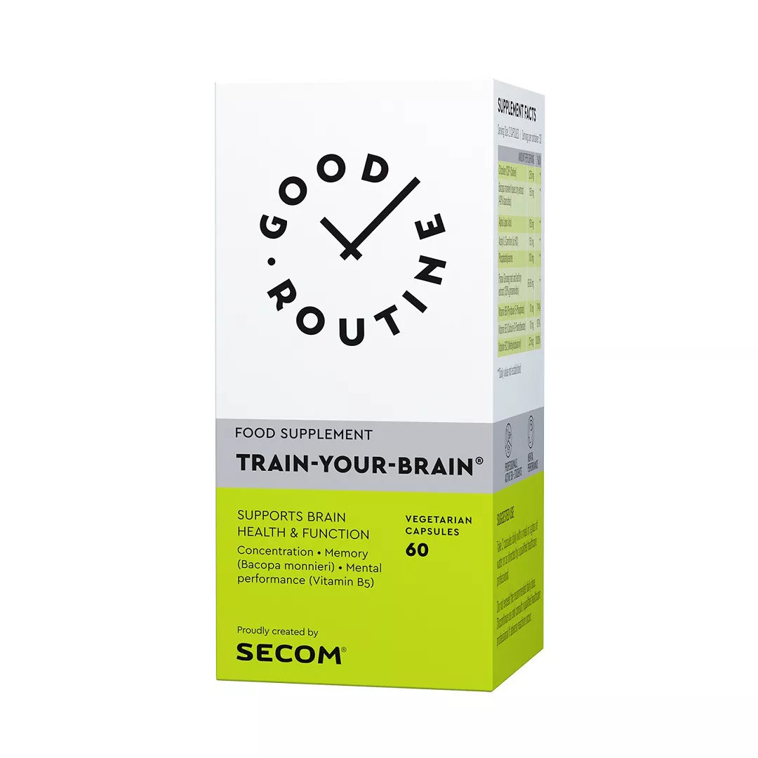 Train Your Brain Good Routine, 60 capsule, Secom, [],farmaciabajan.ro