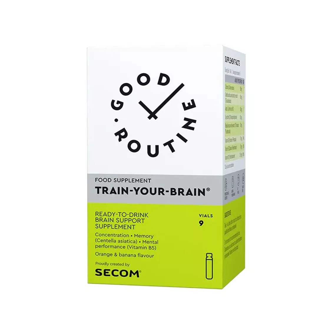 Train your brain Good Routine, 9 x 25 ml, Secom, [],farmaciabajan.ro