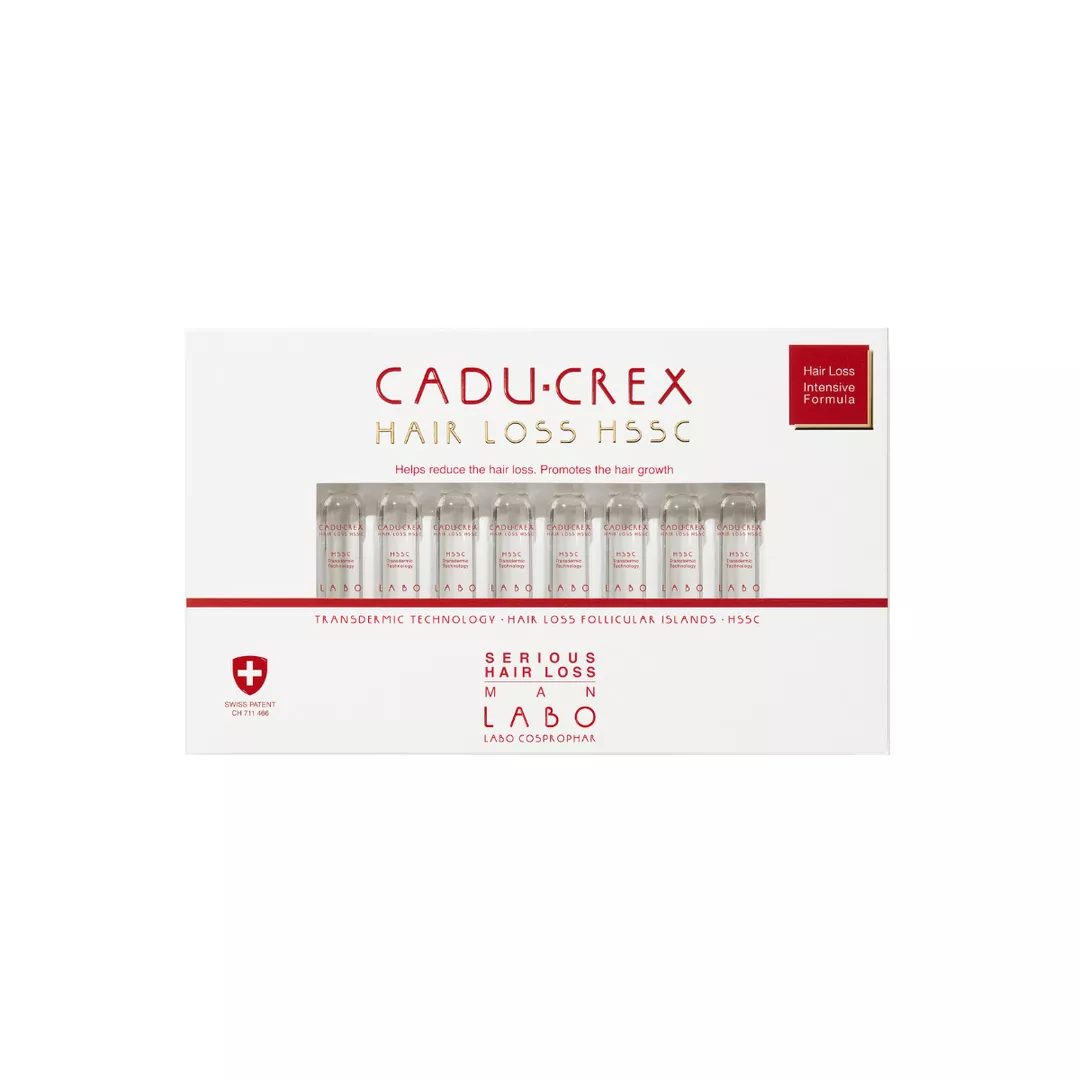 Tratament pentru caderea severa a parului la barbati Cadu-Crex, 40 fiole, Labo, [],farmaciabajan.ro