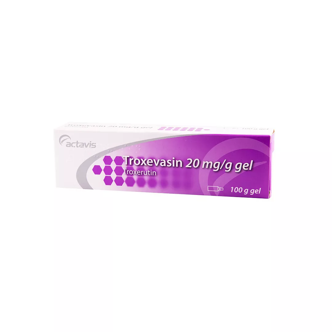 Troxevasin gel, 20mg/g, 100 g, [],farmaciabajan.ro
