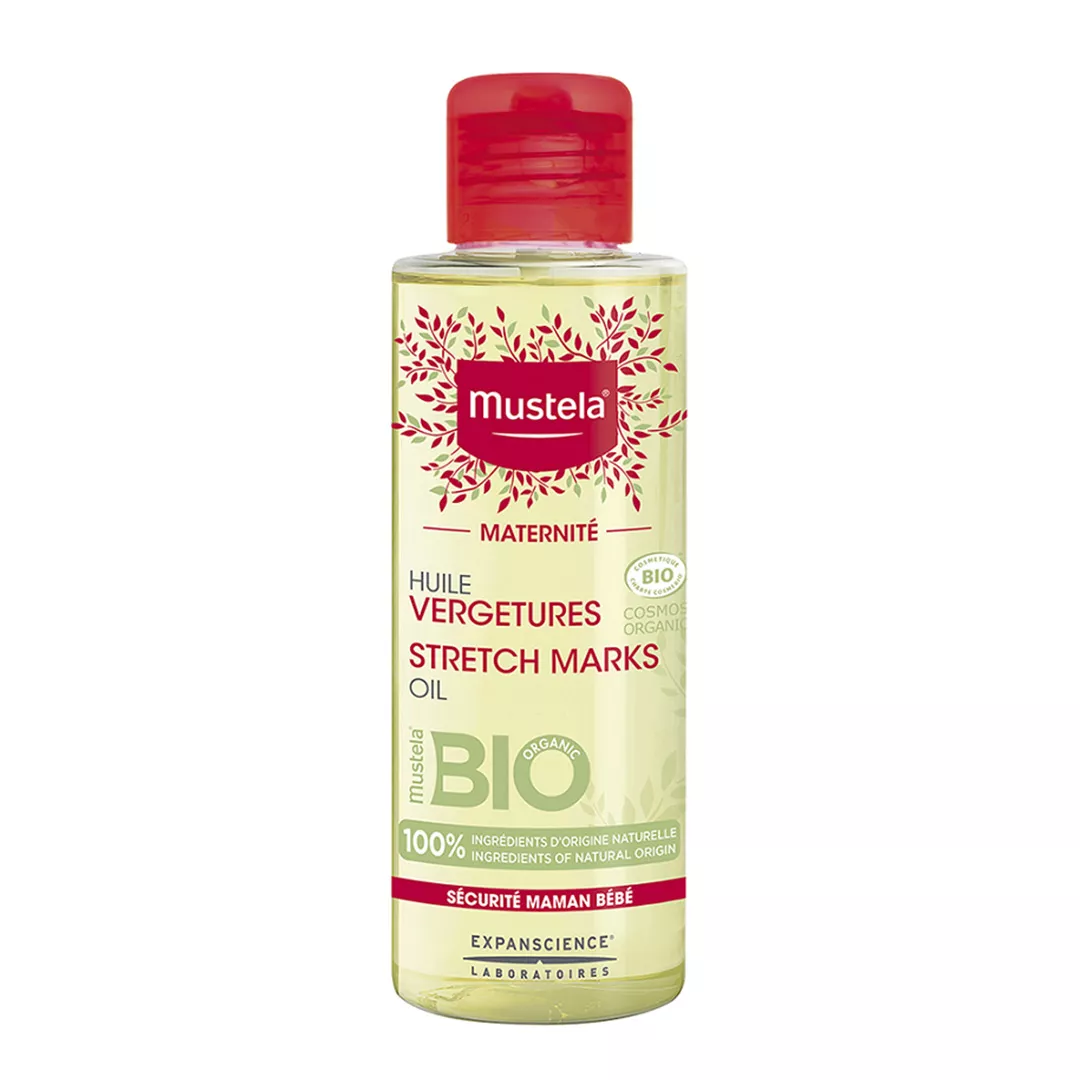 Ulei Bio antivergeturi Maternite, 105 ml, Mustela, [],farmaciabajan.ro
