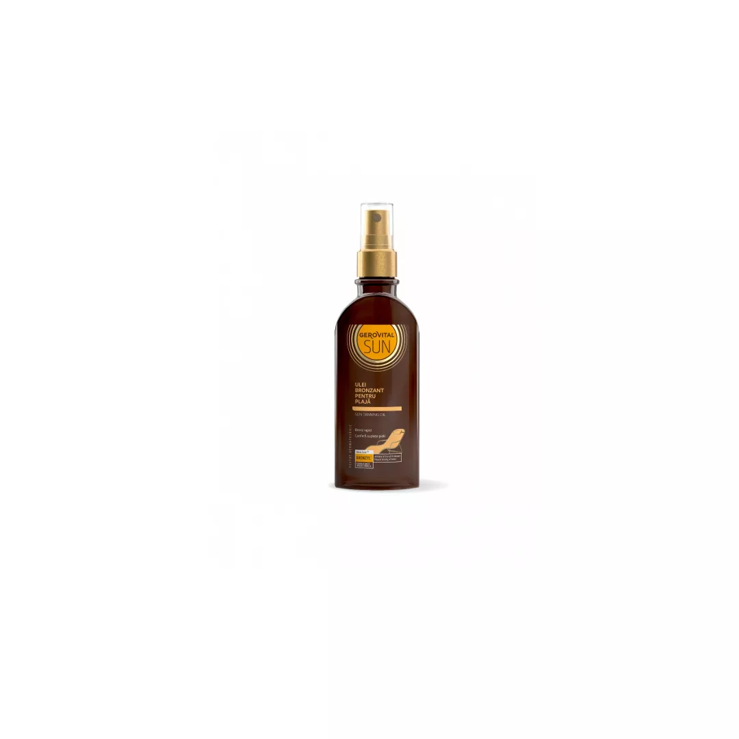 Ulei bronzant pentru plaja Sun, 150 ml, Gerovital, [],farmaciabajan.ro
