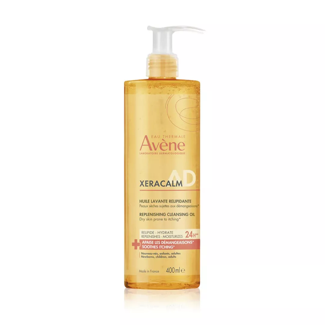 Ulei de curatare pentru refacerea filmului lipidic pentru pielea predispusa la dermatita atopica sau prurit XeraCalm AD, 400 ml, Avene, [],farmaciabajan.ro