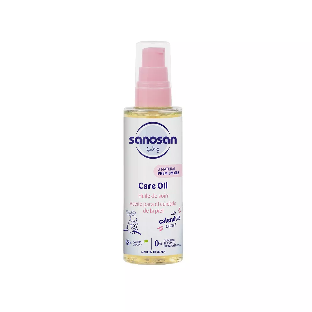 Ulei de ingrijire pentru bebelusi, 100 ml, Sanosan, [],farmaciabajan.ro