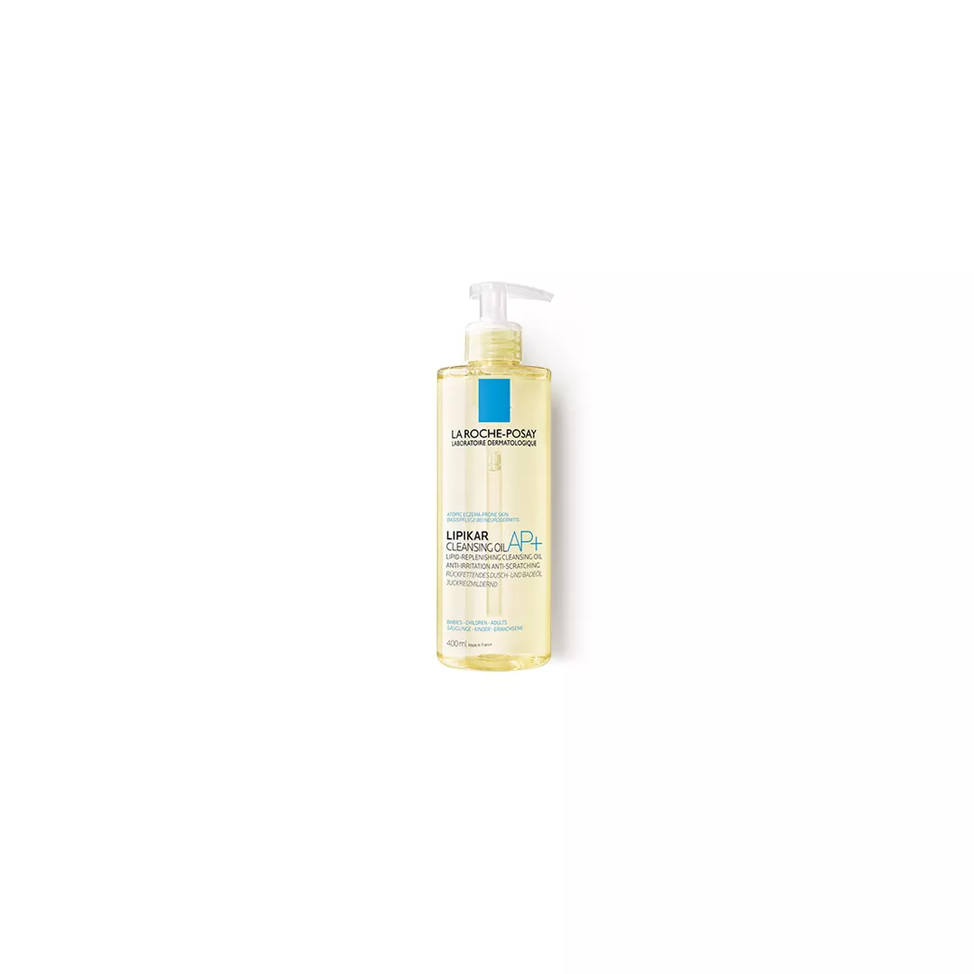 Ulei de spalare relipidant pentru pielea uscata cu tendinta atopica Lipikar AP+, 400 ml, La Roche-Posay, [],farmaciabajan.ro