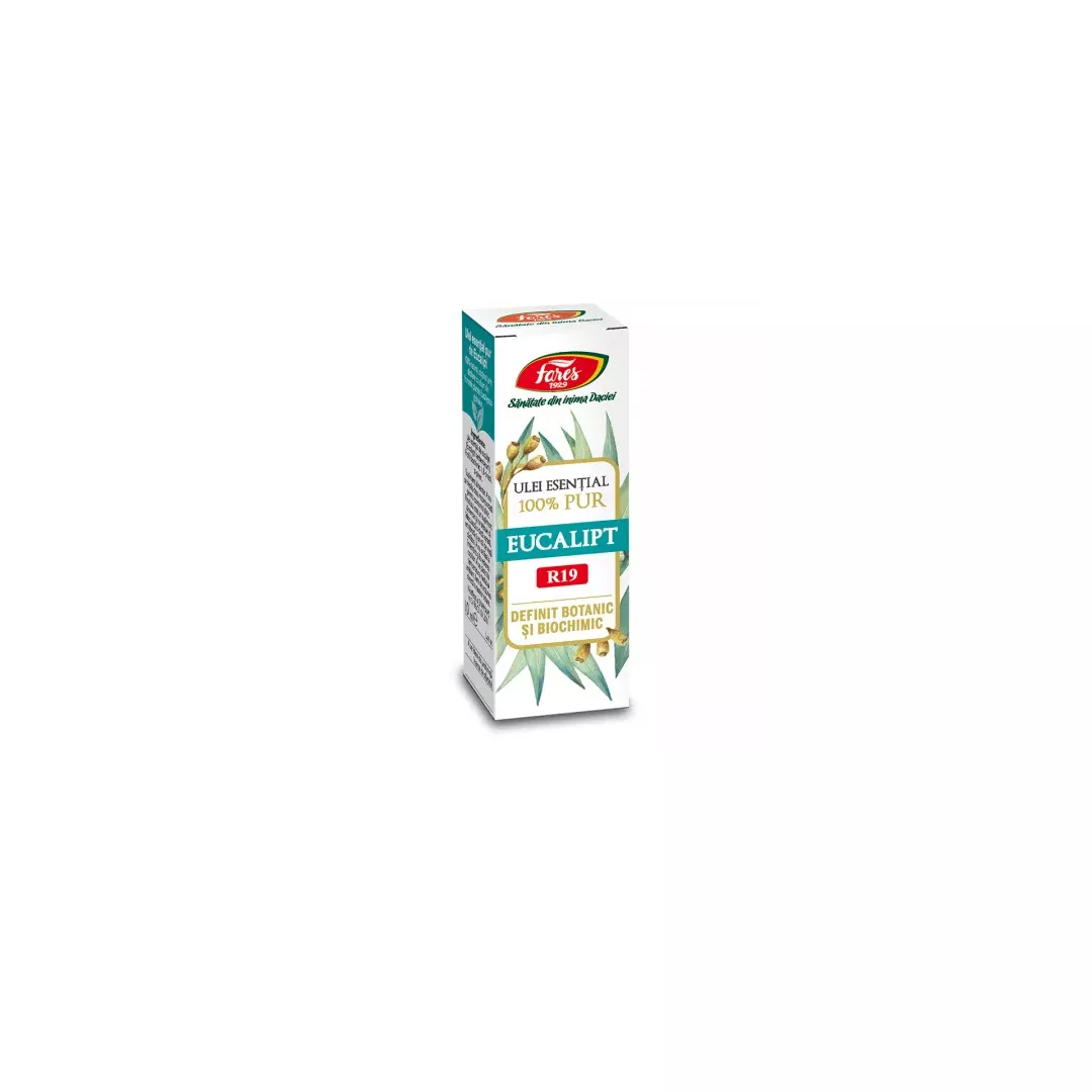 Ulei esential de eucalipt R19, 10 ml, Fares, [],farmaciabajan.ro