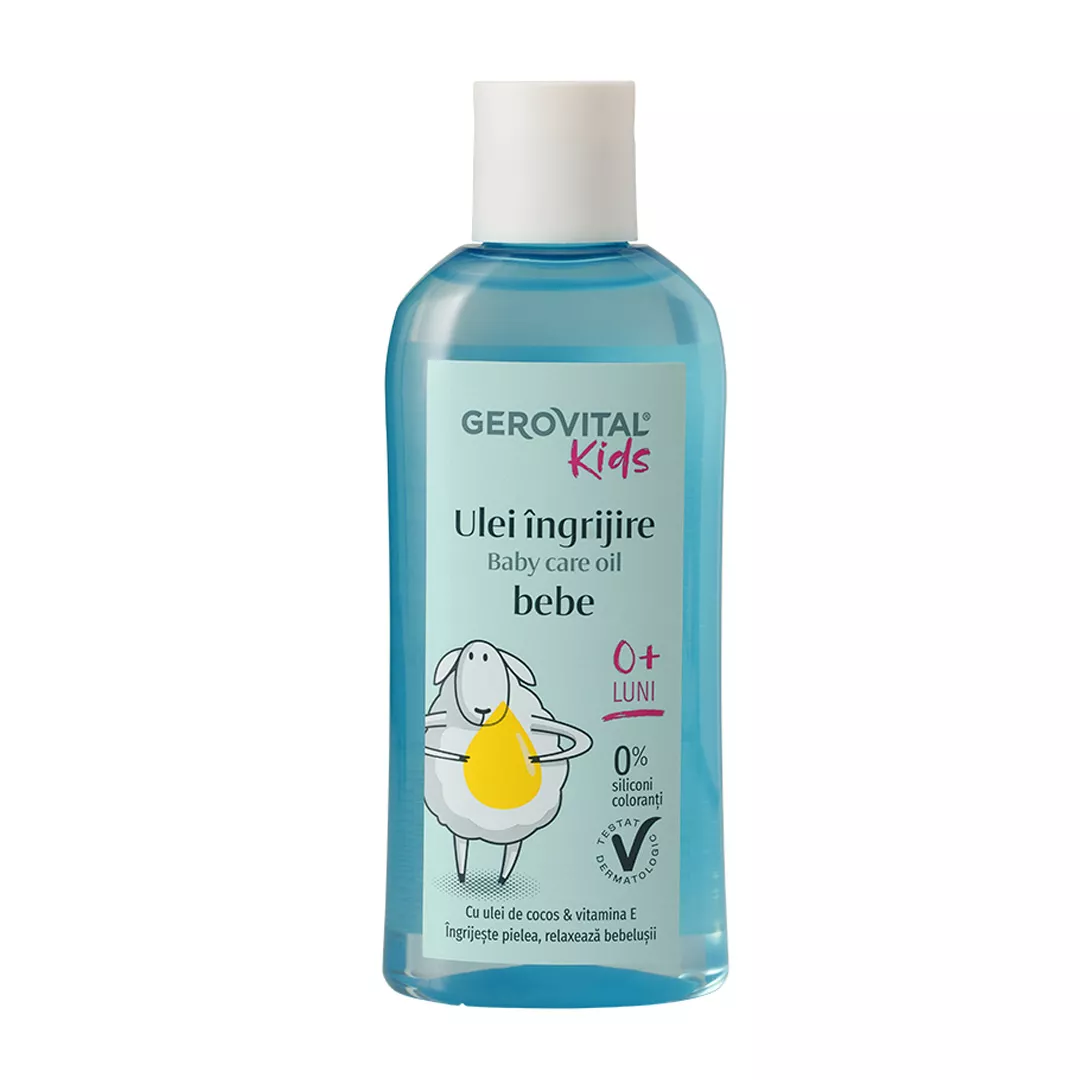 Ulei ingrijire bebe, 150 ml, Gerovital Kids, [],farmaciabajan.ro