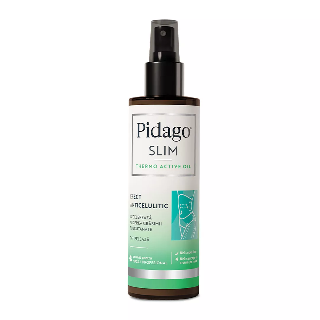 Ulei termoactiv Pidago Slim, 150 ml, Fiterman, [],farmaciabajan.ro