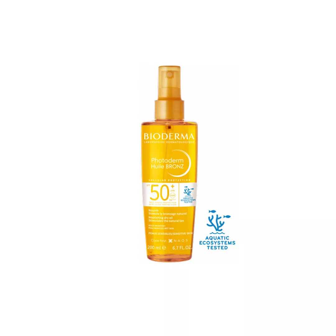 Ulei uscat Photoderm Bronz SPF 50+, 200 ML, Bioderma, [],farmaciabajan.ro