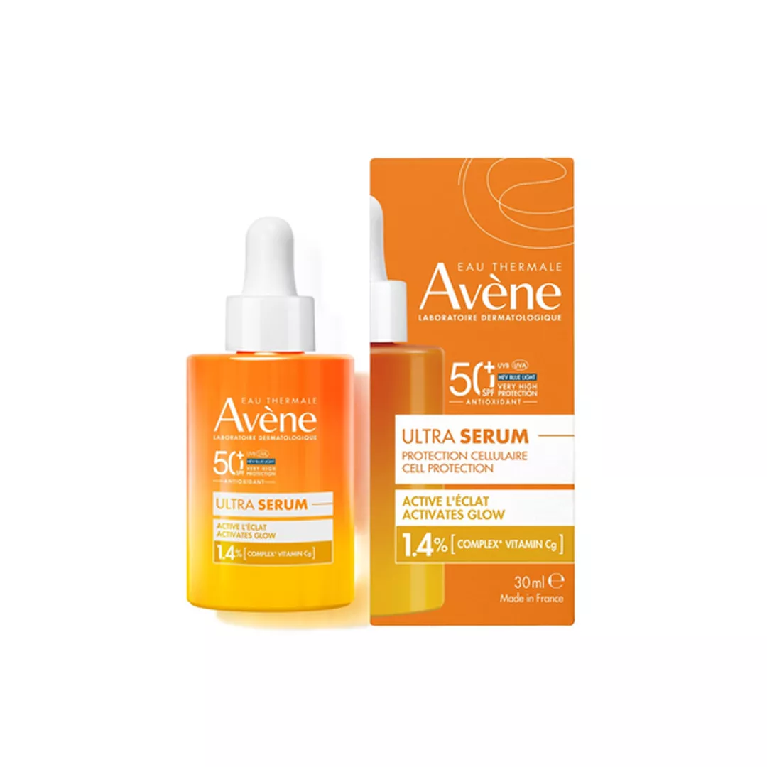 Ultra Serum cu efect de luminozitate si protectie solara SPF 50+, 30 ml, Avene, [],farmaciabajan.ro