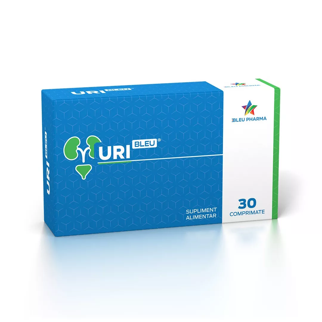 UriBleu, 30 comprimate, Bleu Pharma, [],farmaciabajan.ro