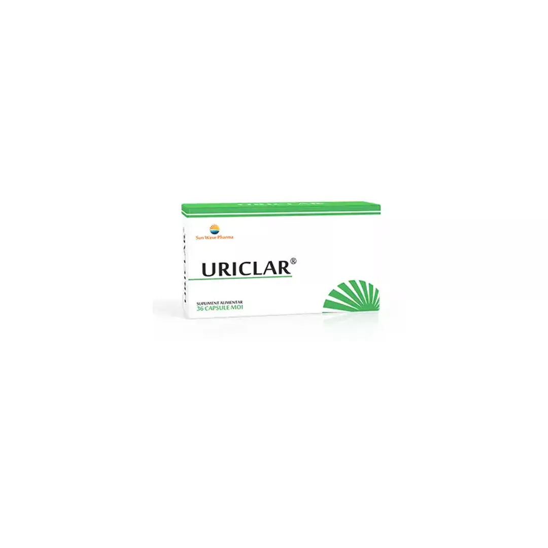 Uriclar, 36 capsule, Sun Wave Pharma, [],https:farmaciabajan.ro