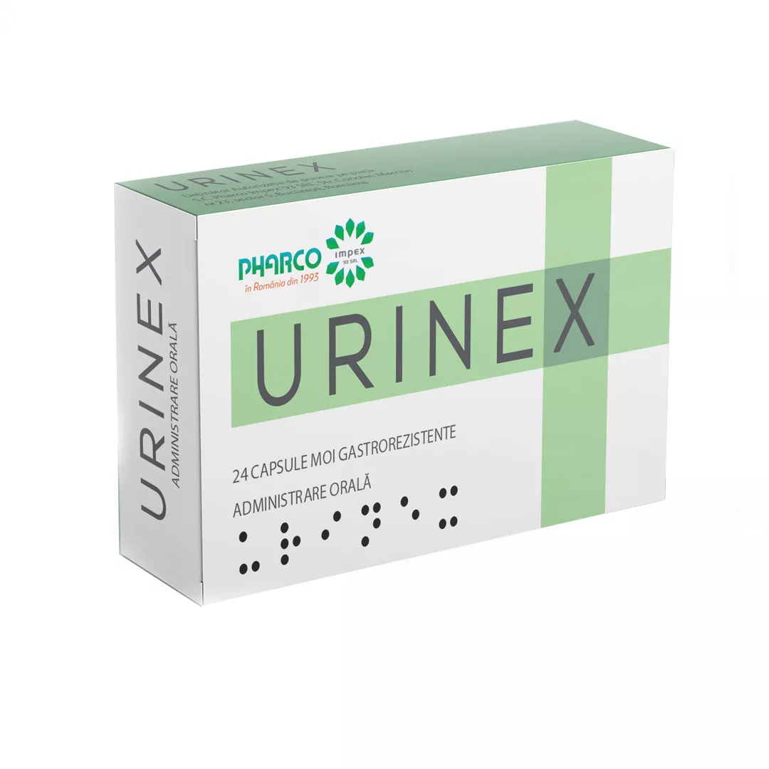 Urinex, 24 capsule moi, Pharco, [],https:farmaciabajan.ro