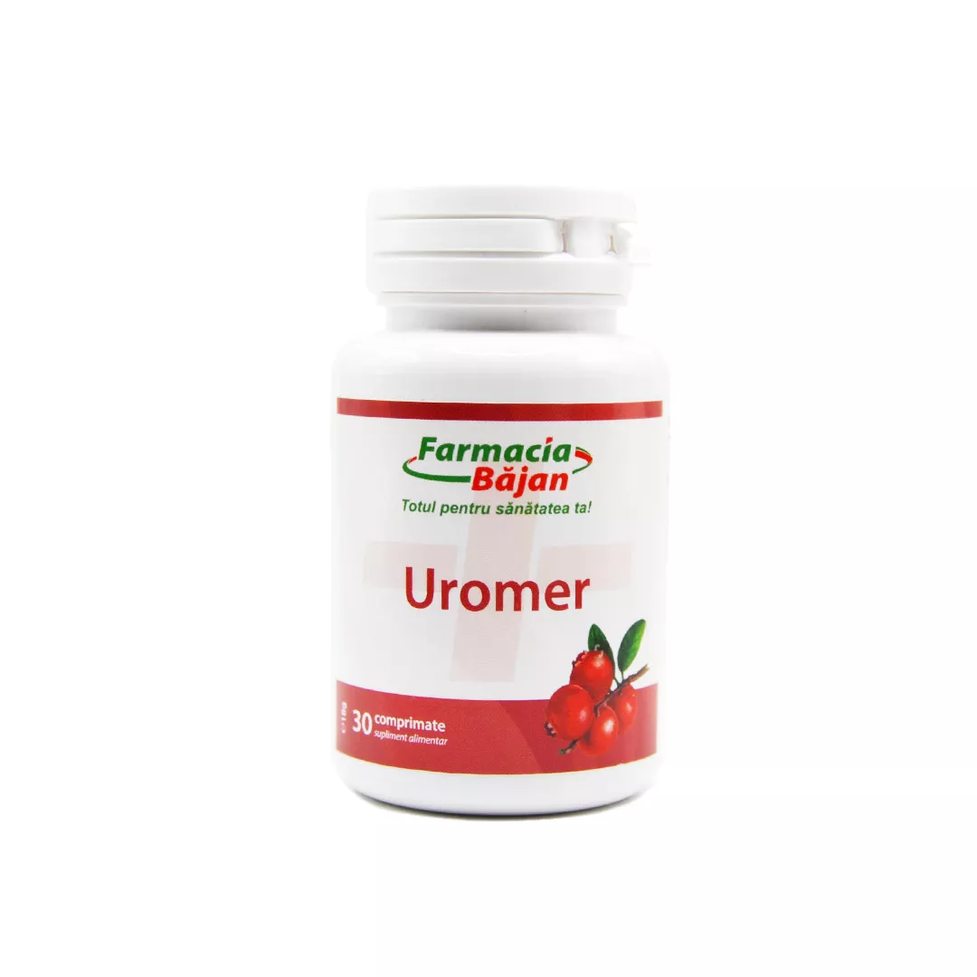Uromer 300 mg, 30 cprimate, Farmacia Bajan, [],farmaciabajan.ro
