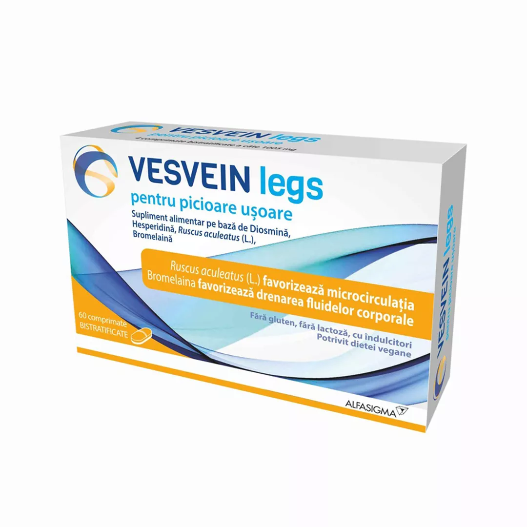 Vesvein Legs, 60 comprimate, Alfasigma, [],farmaciabajan.ro