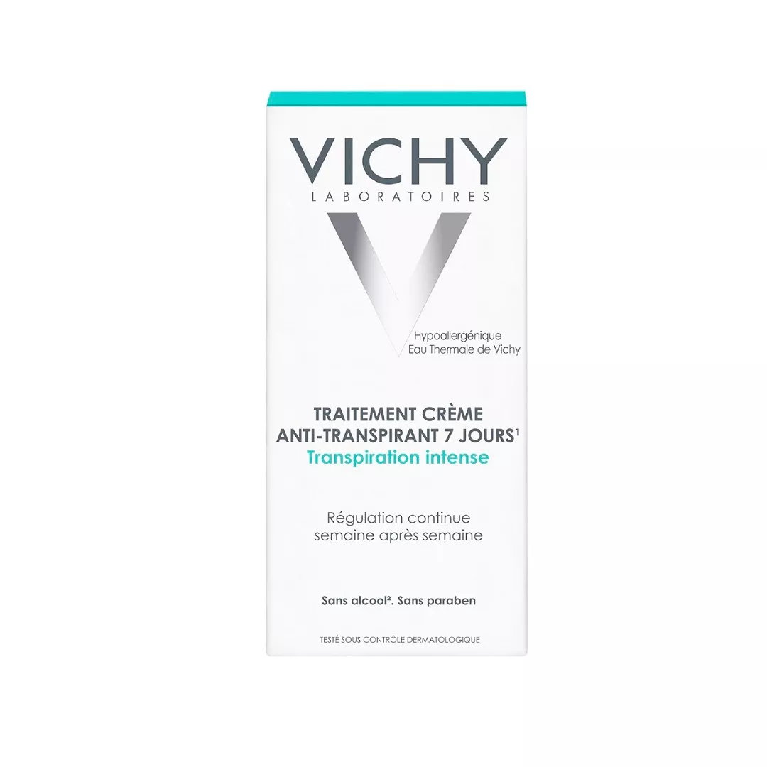 Deodorant crema tratament impotriva transpiratiei abundente cu eficacitate 7 zile, 30 ml, Vichy, [],https:farmaciabajan.ro