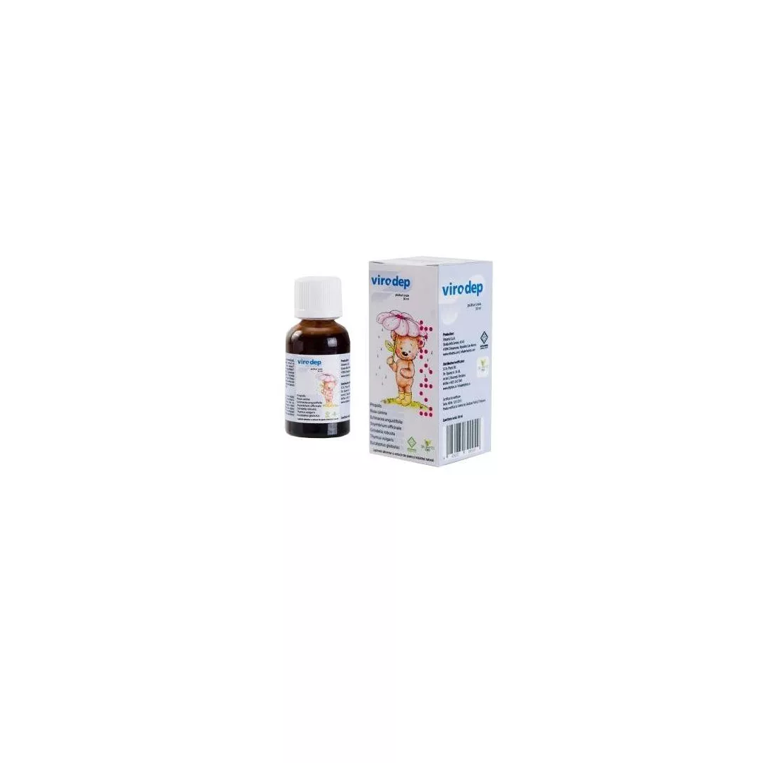 Virodep picaturi orale, 30 ml, Dr Phyto, [],farmaciabajan.ro
