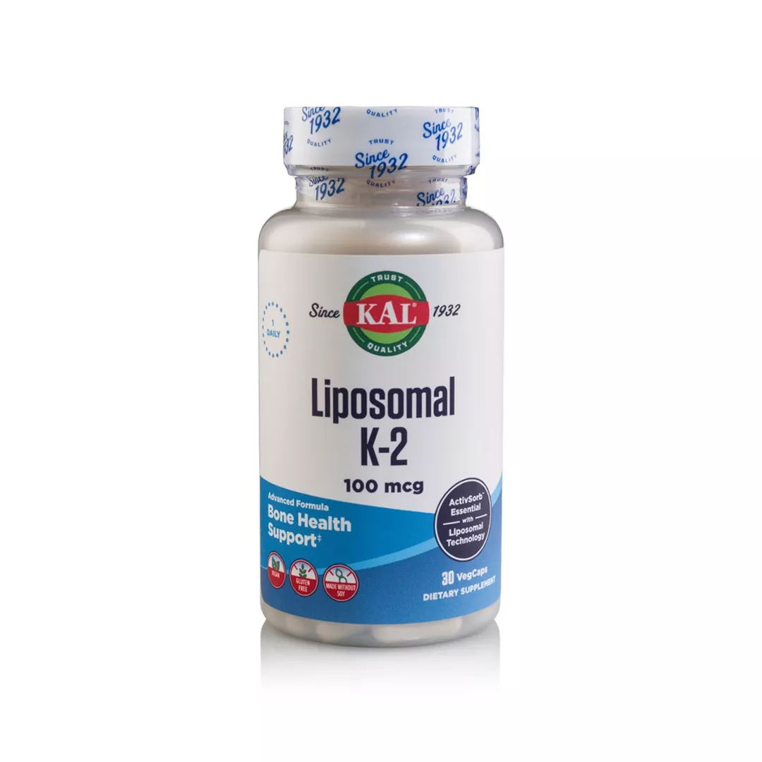 Vitamina K2 Liposomal Kal, 100 mcg, 30 capsule vegetale, Secom, [],farmaciabajan.ro