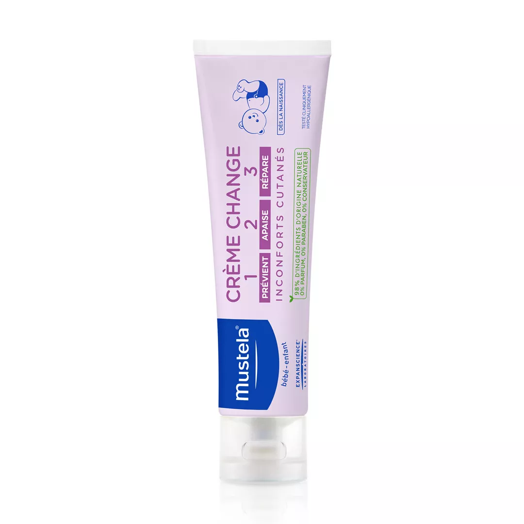 Vitamin barrier 123 - crema pentru schimbatul scutecului, 50 ml, Mustela, [],farmaciabajan.ro