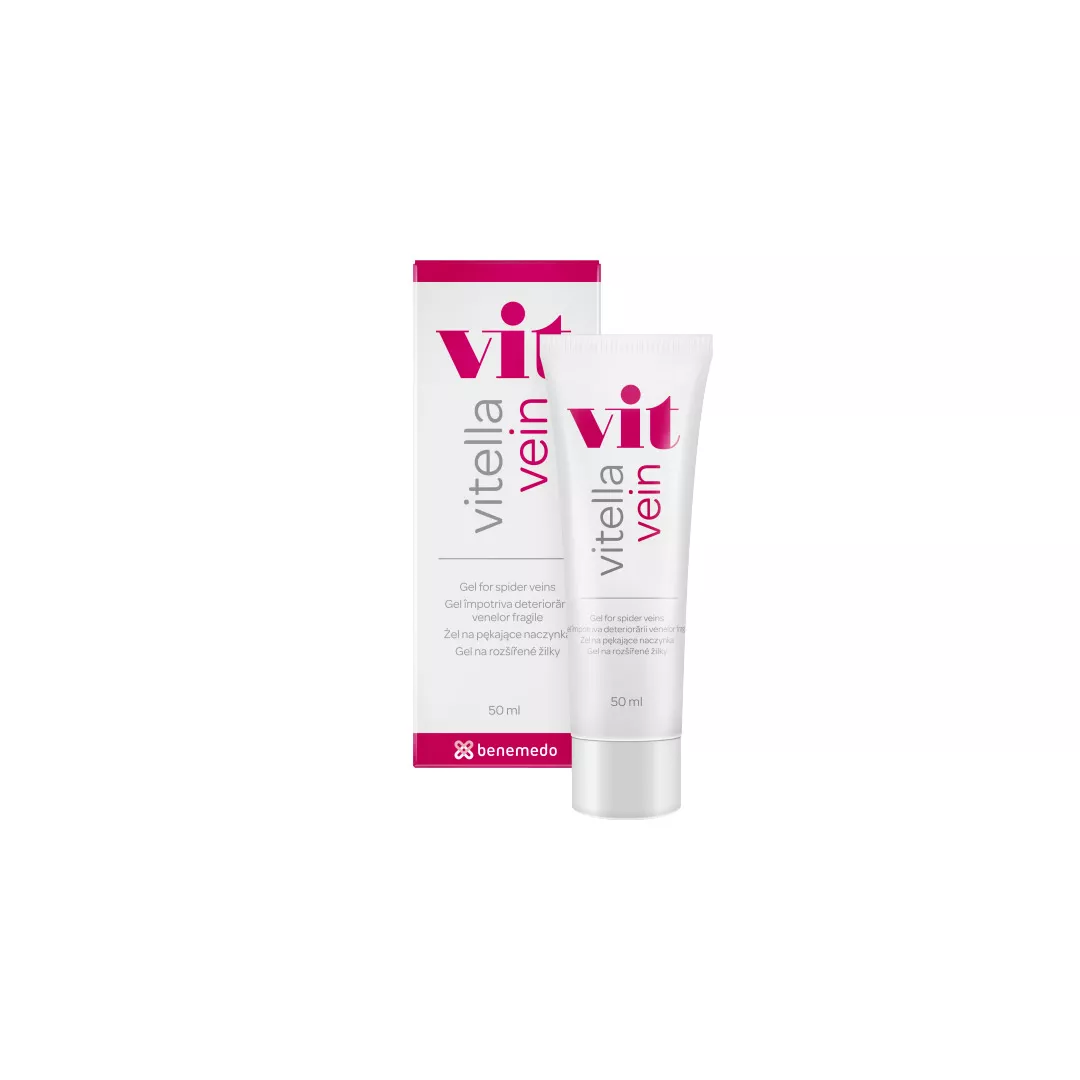 Gel impotriva deteriorarii venelor fragile “in panza de paianjen”, 50 ml, Vitella Vein, [],farmaciabajan.ro