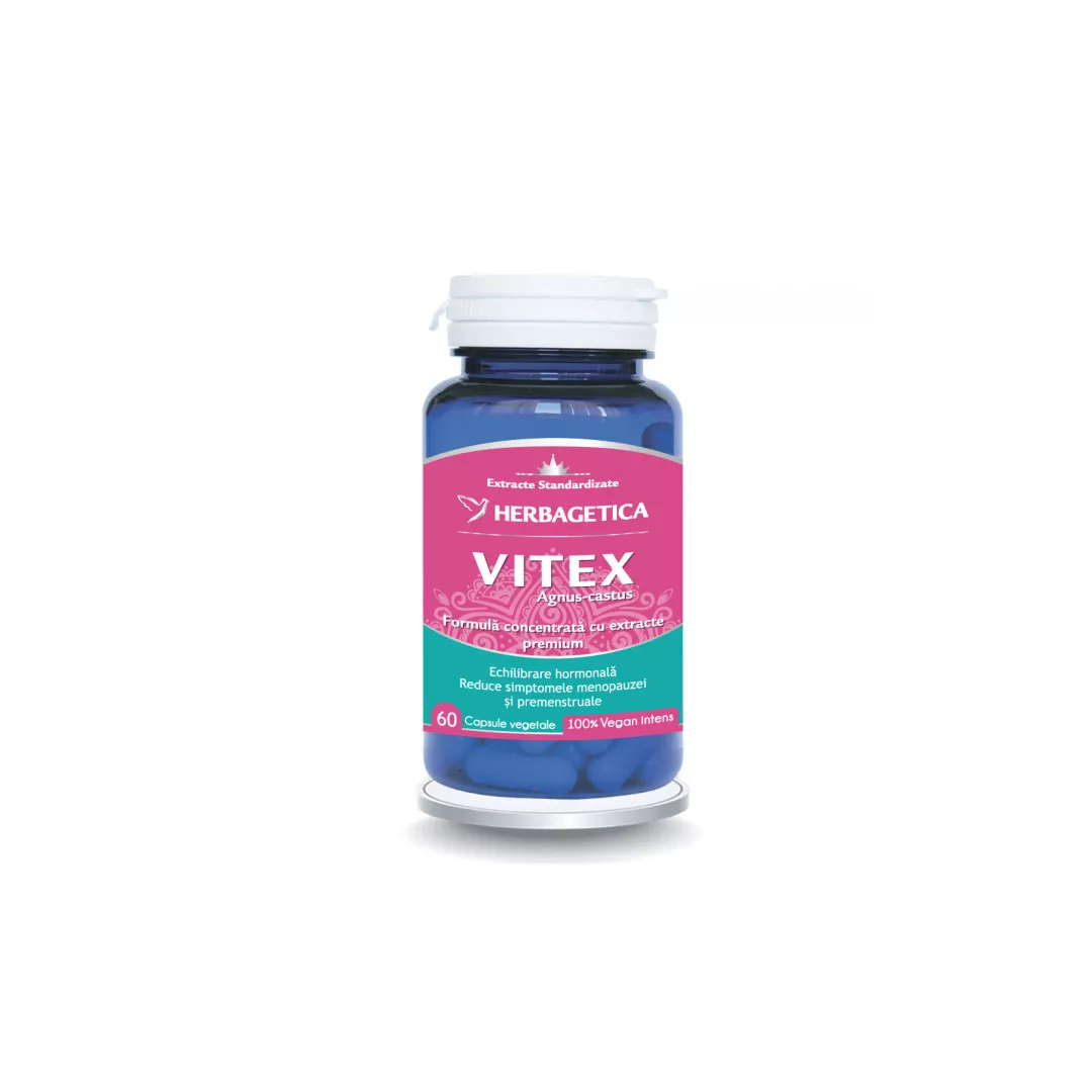 Vitex, 60 capsule, Herbagetica, [],farmaciabajan.ro