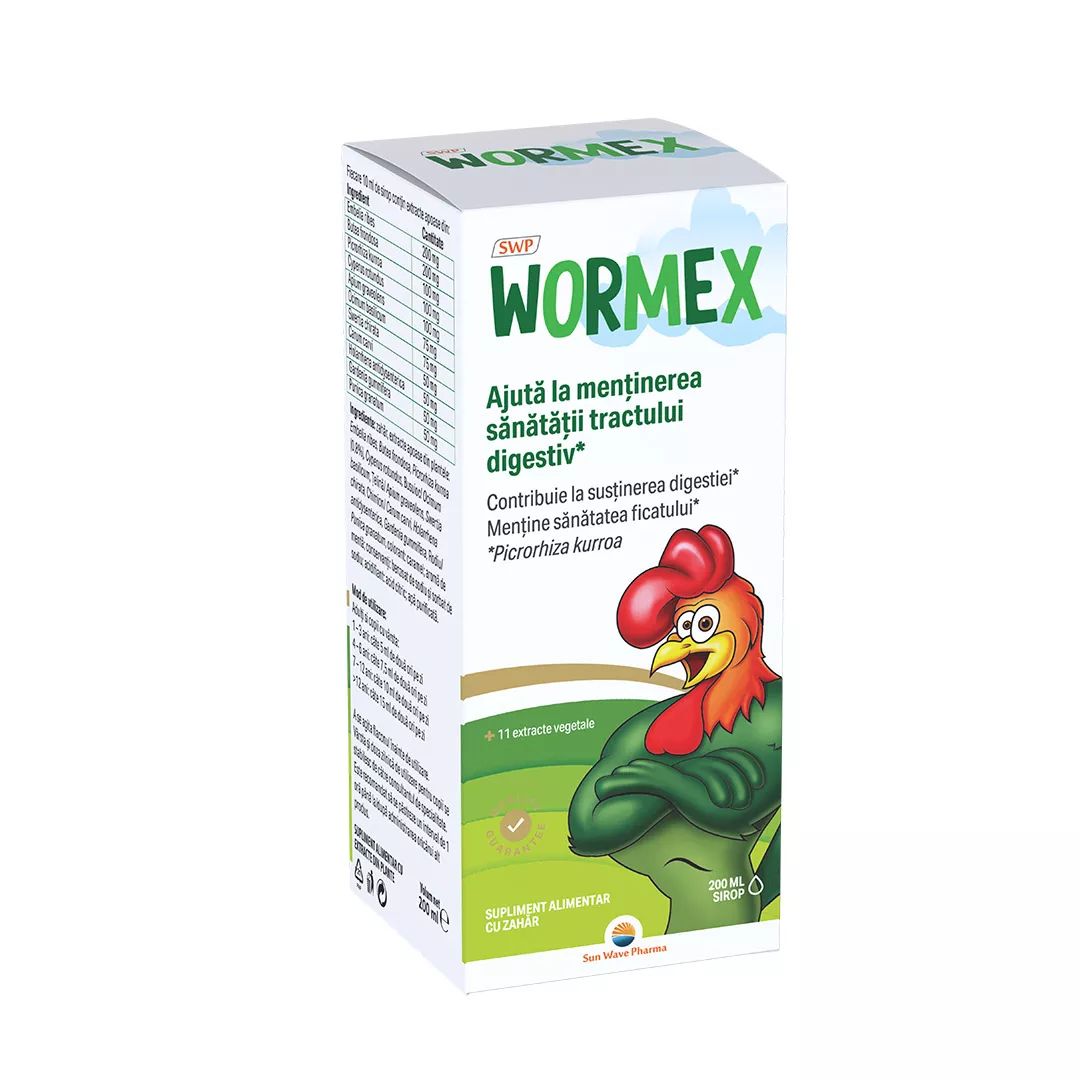 Wormex, 200 ml, Sun Wave Pharma, [],farmaciabajan.ro