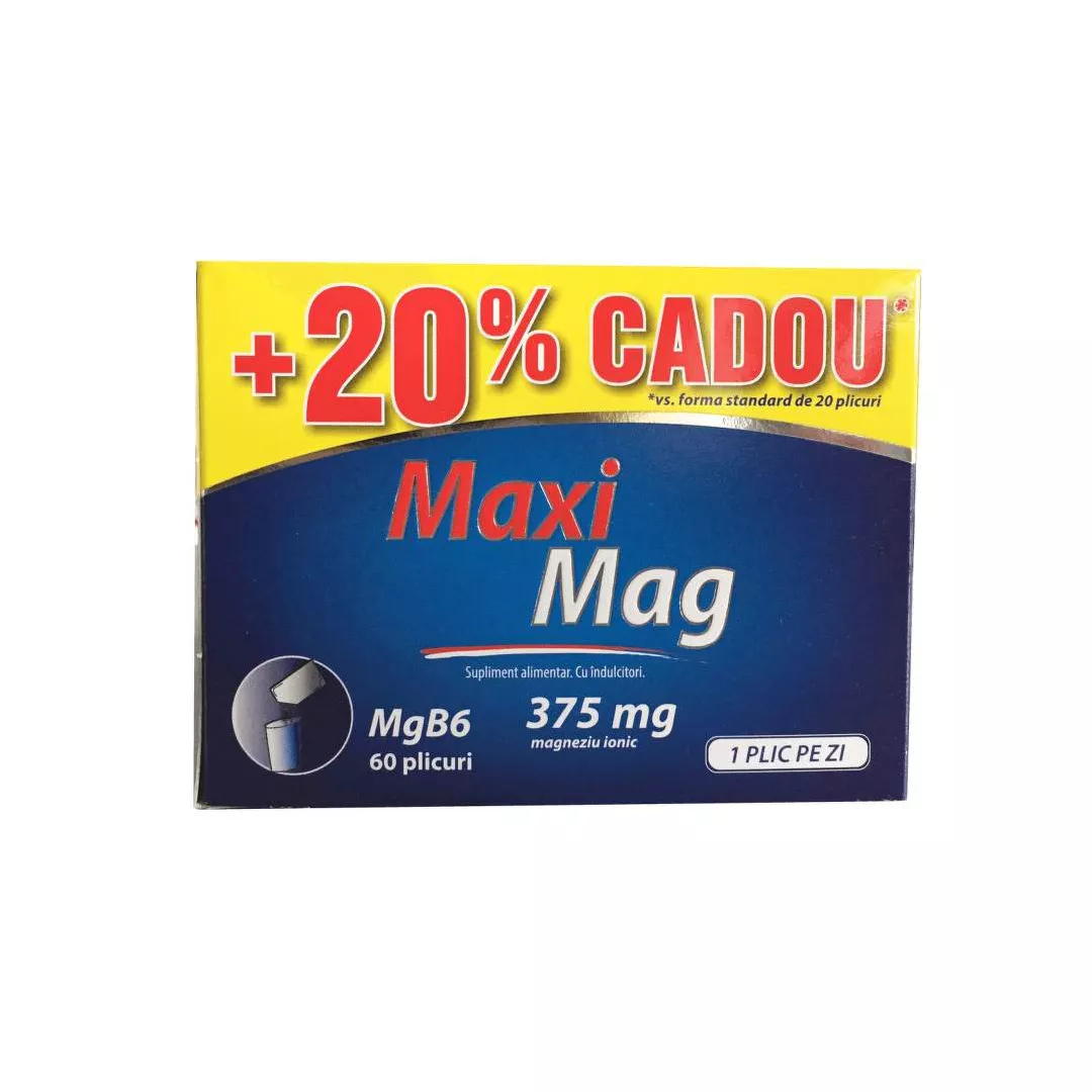 Maximag 60 plicuri + 20% Cadou, Zdrovit, [],farmaciabajan.ro
