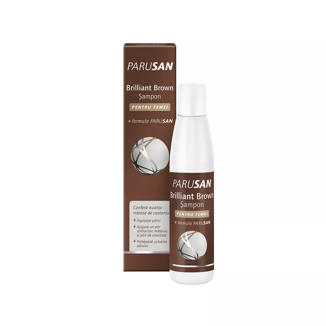 Sampon Parusan Brilliant Brown, 200 ml, Theiss Naturwaren, [],farmaciabajan.ro