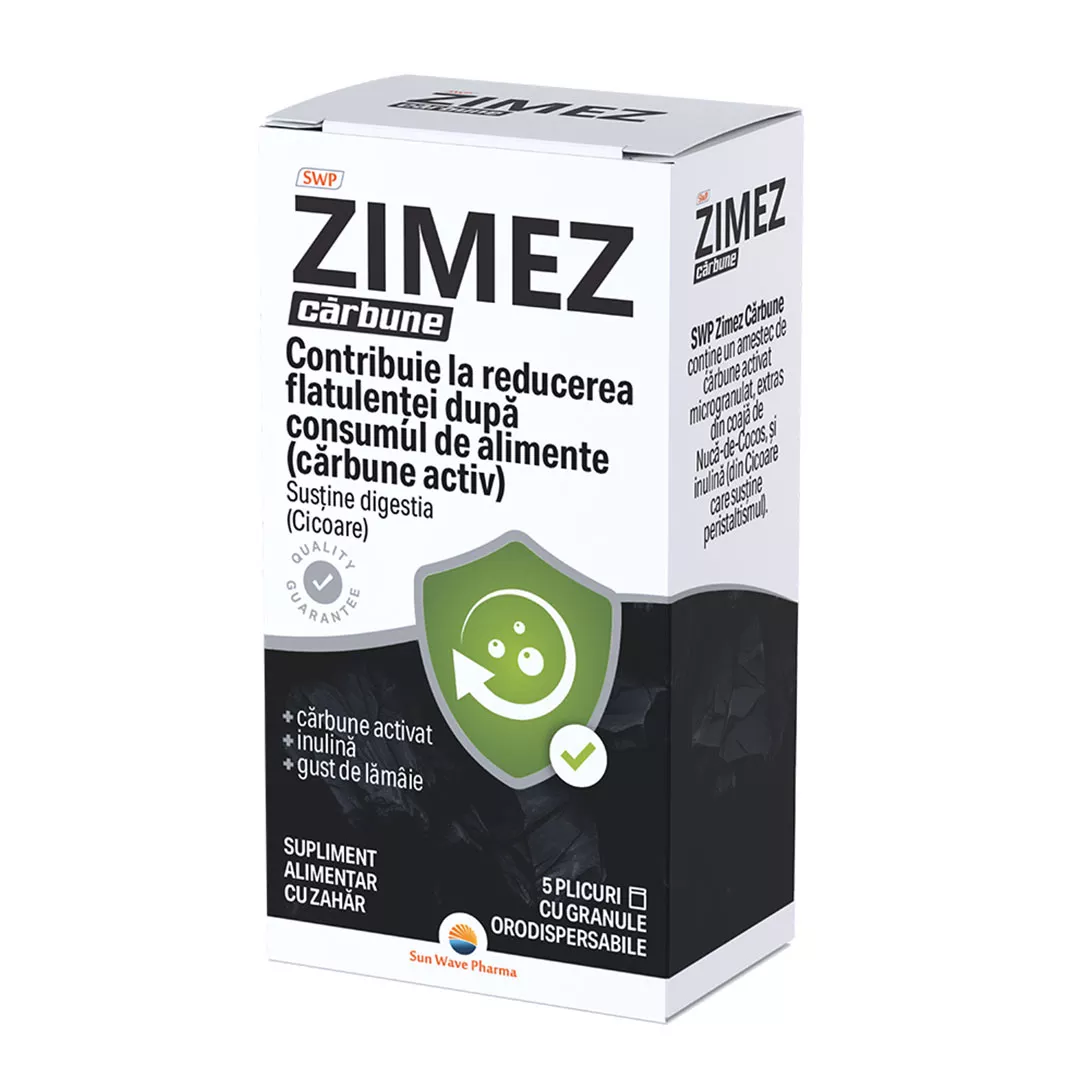 Zimez Carbune, 5 plicuri, Sun Wave Pharma, [],farmaciabajan.ro